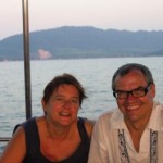 en fev 2005, sur le bateau de Blue Planet (Thaïlande)