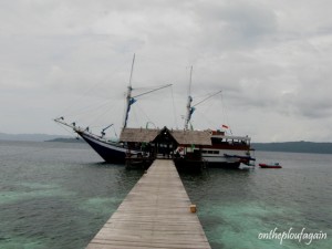 80 - Embarcadère du Raja Ampat Dive Lodge (Mansuar - Raja Ampat)