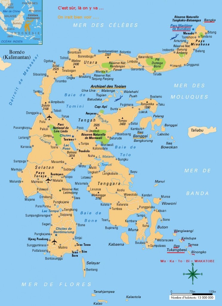 Sulawesi, au centre de notre voyage